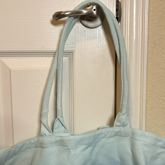 NEW! Athleta Canvas Blue Ombré Bag - Picture 3 of 5
